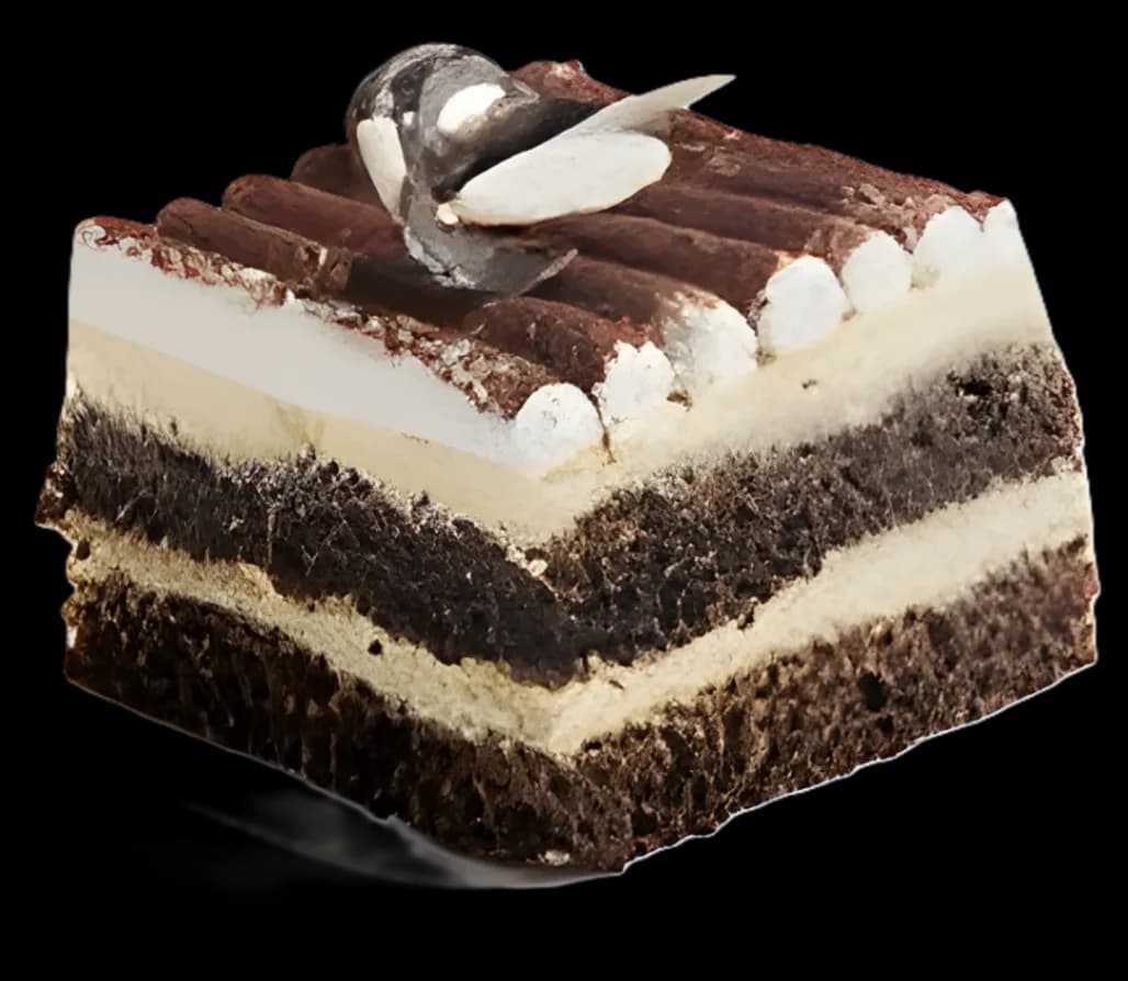 PORCION DE TORTA DE TIRAMISÚ