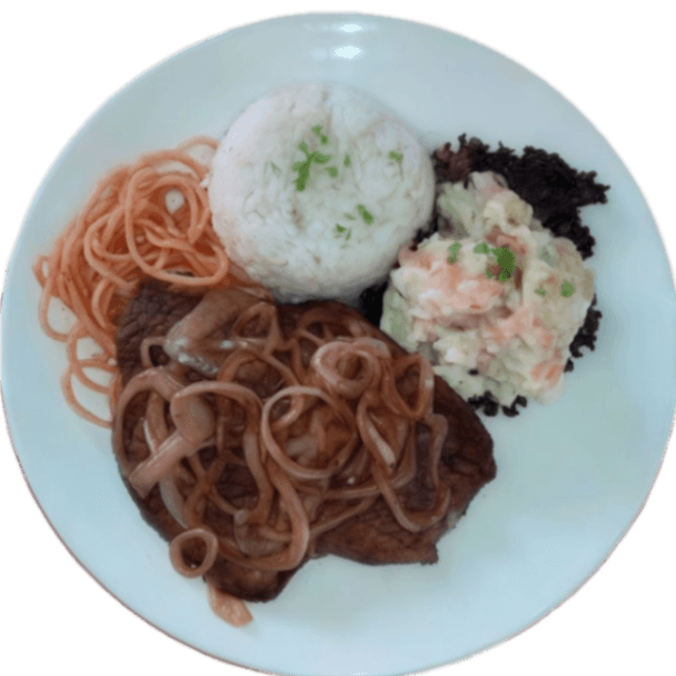 Bife acebolado